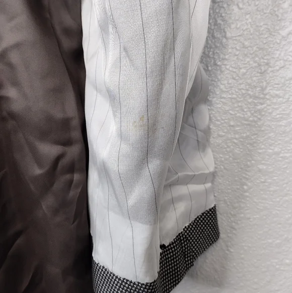 Canali Saks Fifth Avenue Silk Wool Blazer Sz 58L